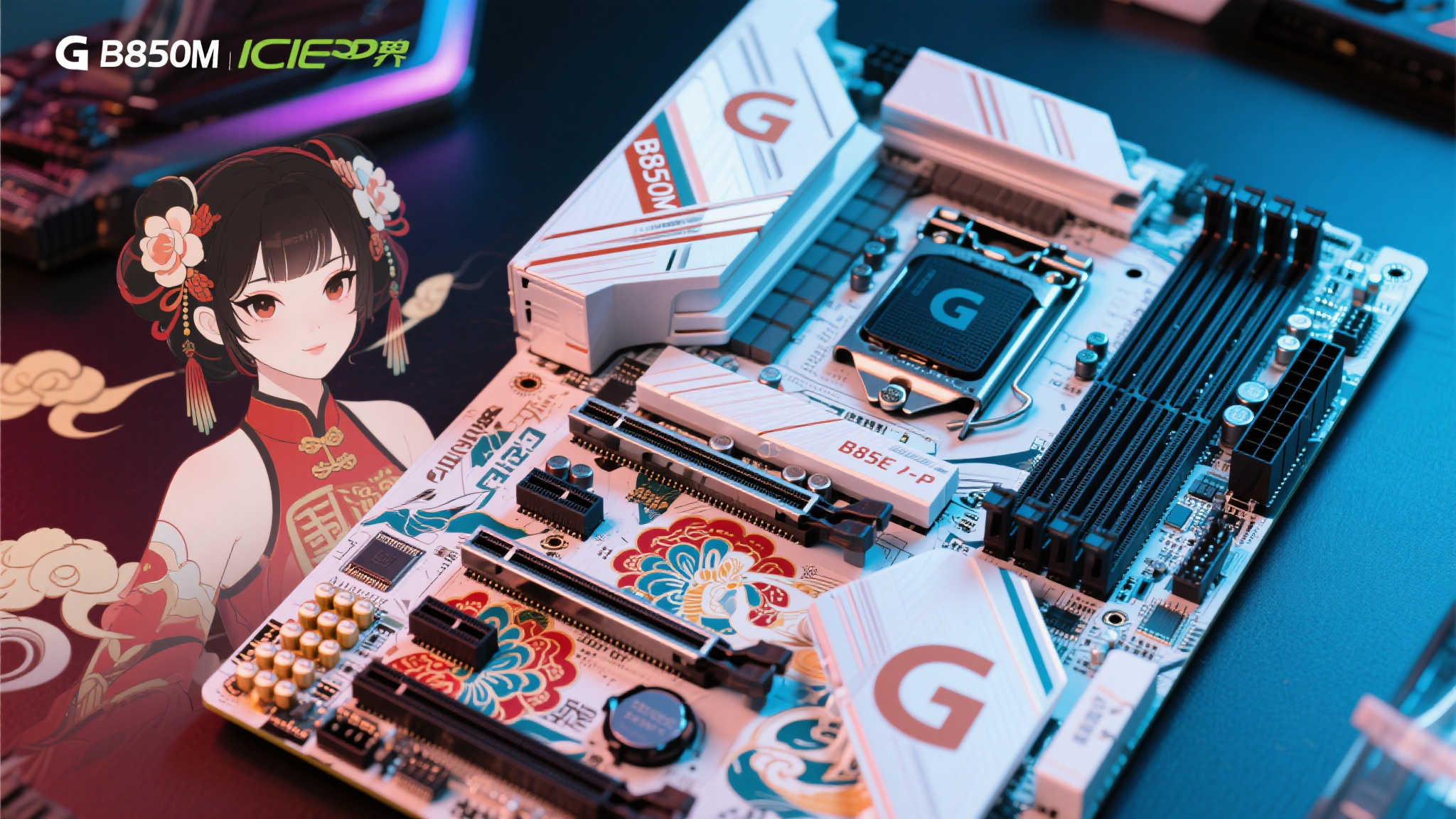中华元素融合科技魅力!技嘉雕妹B850M ICE-P评测 中华元素融合科技魅力!技嘉雕妹B850M ICE-P评测