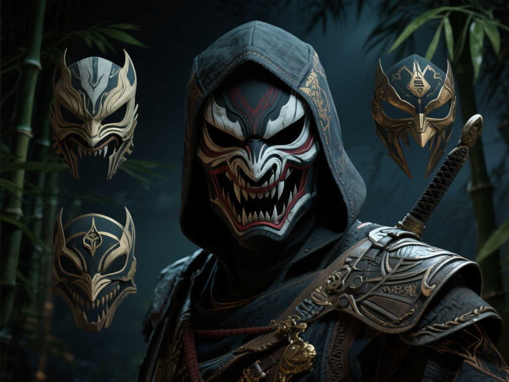 《刺客信条:影》女主角面具造型揭秘,哪款设计最打动你? 《刺客信条:影》女主角面具造型揭秘,哪款设计最打动你?