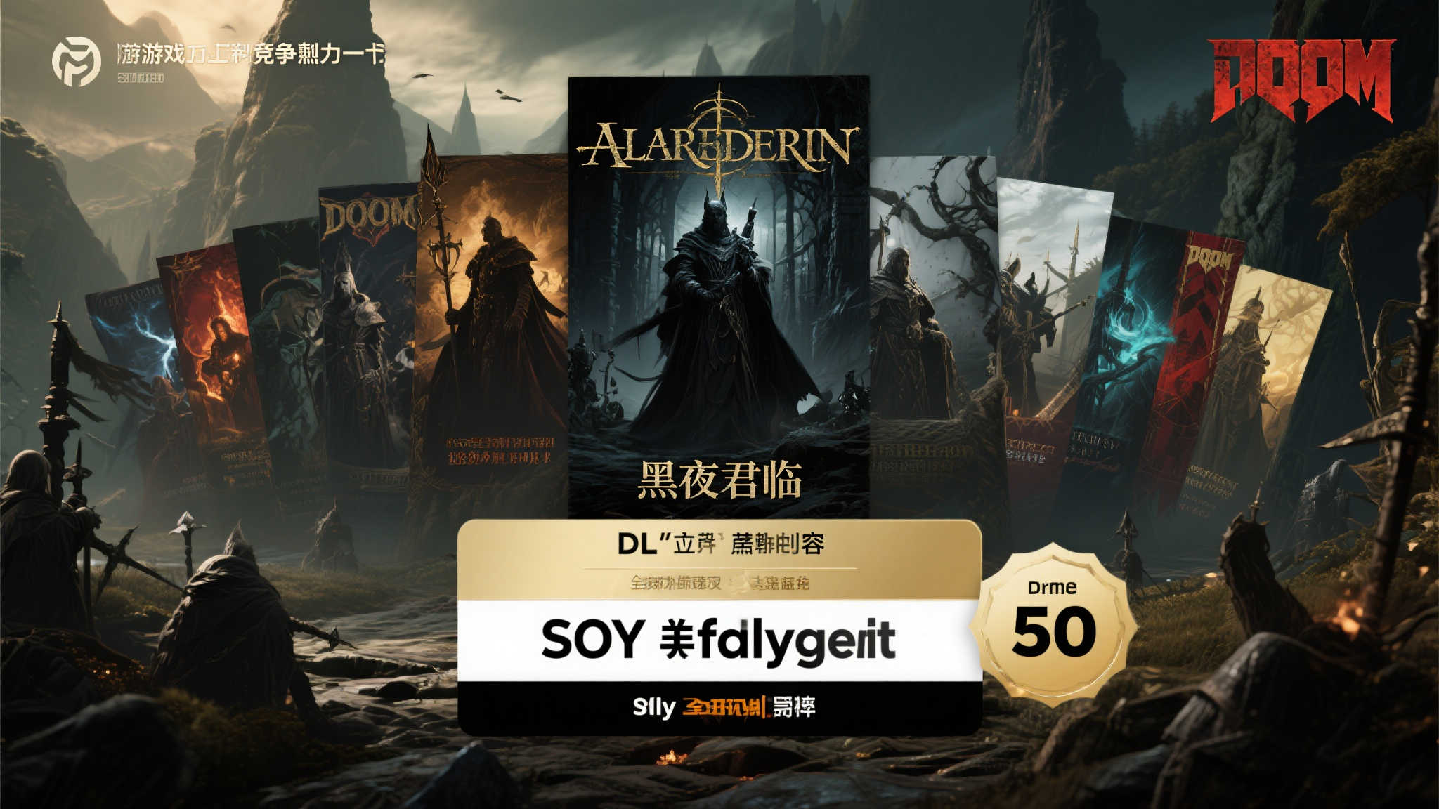 黑夜君临:艾尔登法环勇夺美国5月销量冠军,超越DOOM! 黑夜君临:艾尔登法环勇夺美国5月销量冠军,超越DOOM!